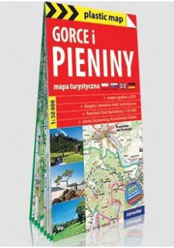 Plastic map Gorce i Pieniny 1:50 000