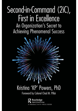 Second-in-Command (2iC), First in Excellence