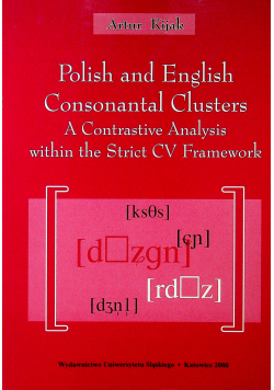 Polish and English consonantal clusters