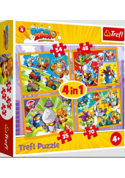 Puzzle 4w1 Super Zings Bohaterowie 4 TREFL