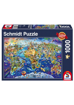Puzzle PQ 1000 Odkrywanie świata G3