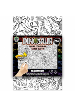 Obrusy do pomalowania Dinozaury 2 sztuki
