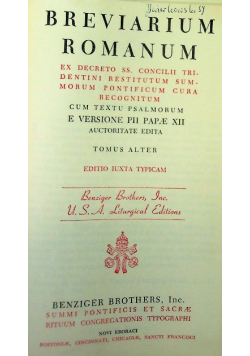 Breviarium Romanum