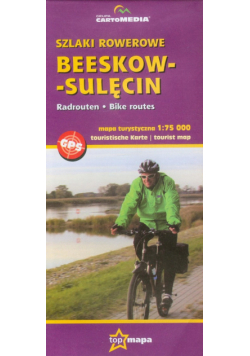 Szlaki rowerowe Beeskow - Sulęcin 1:75 000