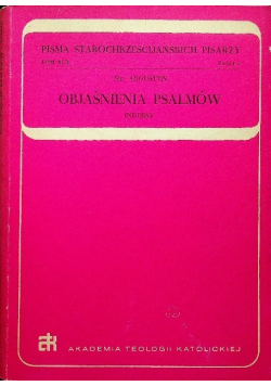 Objaśnienia Psalmów Indeksy