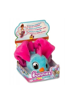 Bunnies Friends Pluszowy Ptaszek niebiesko-różowy