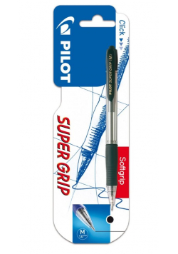 Długopis Super Grip czarny 1.0 PILOT