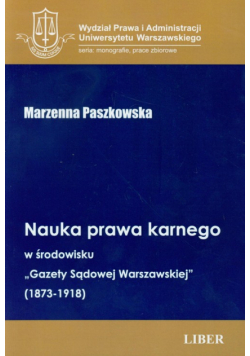 Nauka prawa karnego