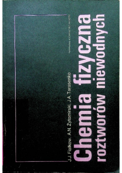 Chemia fizyczna roztworów niewodnych