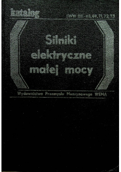 Silniki elektryczne małej mocy