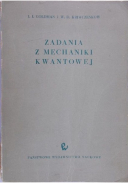 Zadania z mechaniki kwantowej