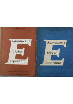 Samouczek języka esperanto 2 tomy