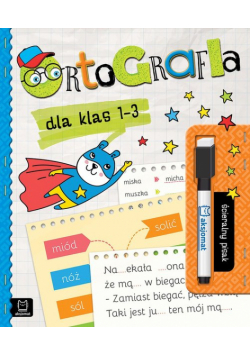 Ortografia dla klas 1-3. Ścieralny pisak