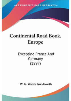 Continental Road Book, Europe