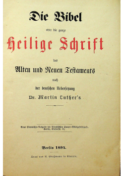 Religie Schirift 1894 r