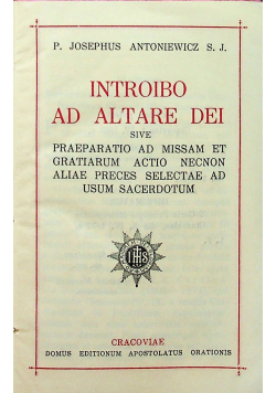 Introibo ad Altare Dei 1937 r.