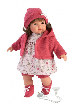 Lalka 33330 Aysel płacząca różowa brunetka 33cm