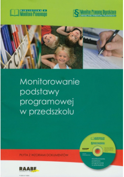 Monitorowanie podstawy programowej w przedszkolu z płytą CD