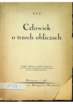 Człowiek o trzech obliczach 1933 r.