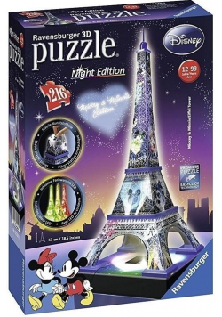 Puzzle 3D Wieża Eifla Night Edition