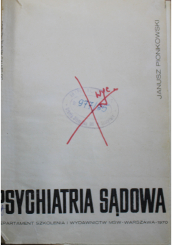Psychiatra sądowa