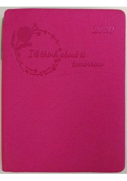 Kalendarz tygodniowy B6 2020 I'll think about ALBI