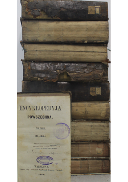 Encyklopedyja powszechna 10 tomów ok 1867 r.