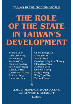 The Role of the State in Taiwan's Development