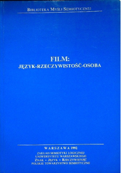 Film język rzeczywistość osoba