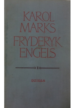 Marks Engels Dzieła Tom I