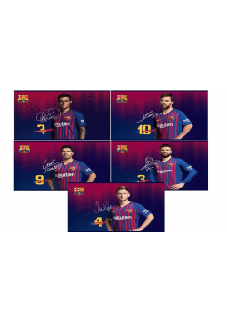 Blok rysunkowy A4/20K FC Barca Fan 7 (10szt) ASTRA