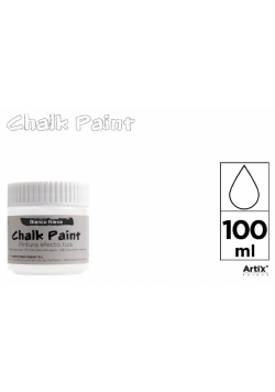 Farba kredowa 100ml biała (6szt)