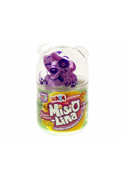 Misiolina Masa plastyczna zielona 60g + 1 foremka