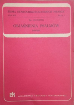 Objaśnienia psalmów Indeksy