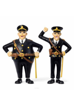 Figurki policjanci Kling i Klang Pippi