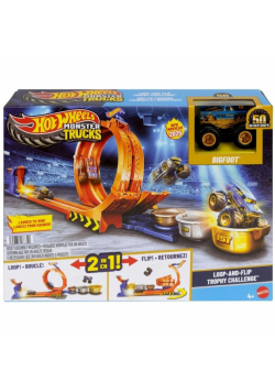 Hot Wheels City Skok po trofeum + monster truck