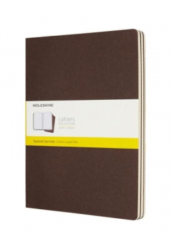 Zestaw 3 zeszytów Cahier Journals 19x25 kratka