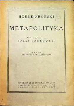 Metapolityka 1923 r.