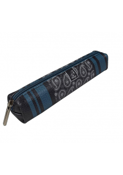 Piórnik mini prostokąt Paisley BW oczka PPM-57