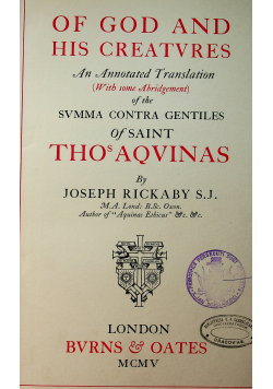Of god and his creatures 1905 r.