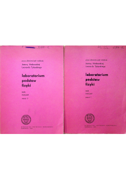 Laboratorium podstaw fizyki 2 zeszyty