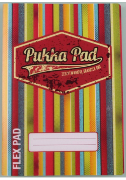 Zeszyt A5/60K kratka Americano yellow PUKKA