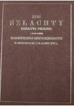 Spis Szlachty Królestwa Polskiego