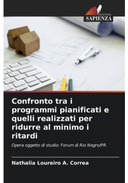 Confronto tra i programmi pianificati e quelli realizzati per ridurre al minimo i ritardi