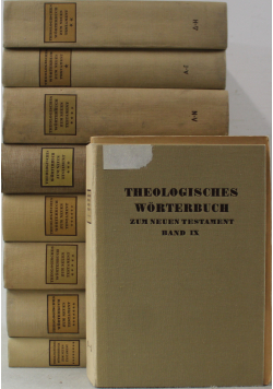 Theologisches Worterbuch zum Neuen Testament 9 tomów