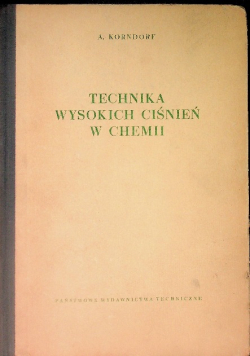Technika wysokich ciśnień w chemii