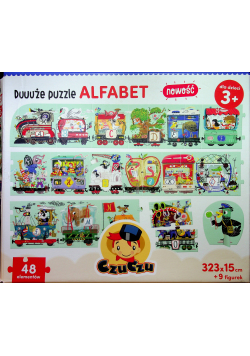 Duuuże puzzle Alfabet 48 elementów