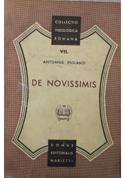 De Novissimis 1820 r.