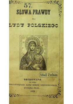 Słowa prawdy dla ludu Polskiego 1848 r.