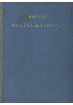 Księżna De Langeais, ok. 1926 r.
